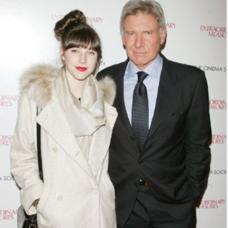 Georgia Ford e seu pai Harrison Ford