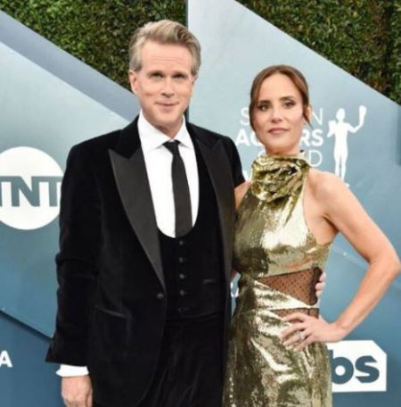 O ator de Princess Bride, Cary Elwes, e sua esposa de longa data, Lisa Marie Kurbikoff, em janeiro de 2020 no Sag Awards.