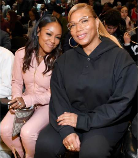 Eboni Nichols con la sua compagna Queen Latifah