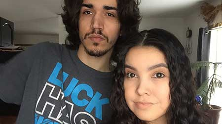   Chartier e suo marito Rob Marku