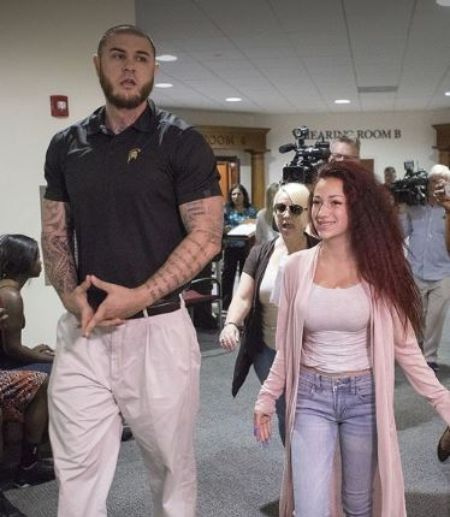 Bhad Bhabie con la sua guardia del corpo Frank Dellatto