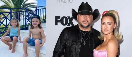 Jessica Aldean's ex-husband with his current wife Brittany