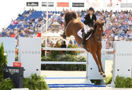   Georgina è diventata una cavallerizza professionista nel 2004