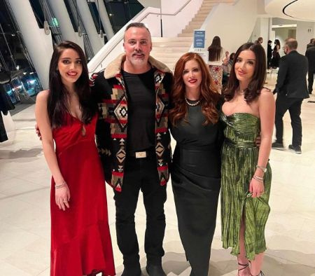   Modelo/influencer, Stroh con su familia