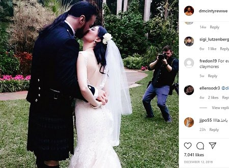 La esposa de Drew Mclntyre, Kaitlyn Frohnapfel, y su boda