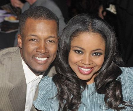   L'attore Flex Alexander e sua moglie, la cantautrice Shanice Wilson, all'ottavo galà annuale di Heroes In The Struggle il 4 febbraio 2009 a Los Angeles, California.