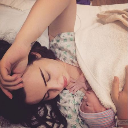 Corde Broadus primeira namorada Jessica Kyzer com seu filho Zion