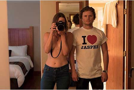 Nathan Dales avec sa petite amie Jasper Savage