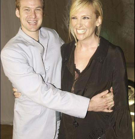Dave Galafassi y su esposa Toni Collette