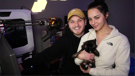   Zlaner con la sua ragazza Danika Teahara