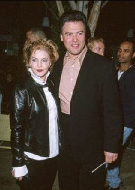 Marco Garibaldi con su novia Priscilla Presley.