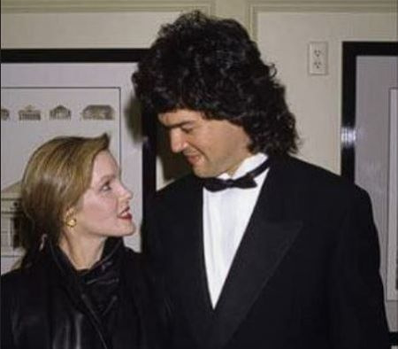 Marco Garibaldi con su antigua novia Priscilla Presley.