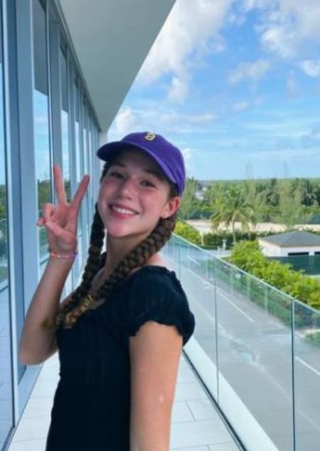 Sophia Strahan, ecuestre e hija de Michael Strahan y su ex esposa, Jean Muggli.