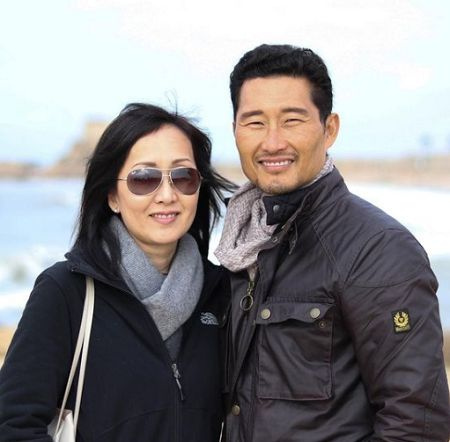   Mia Kim e seu parceiro Daniel.