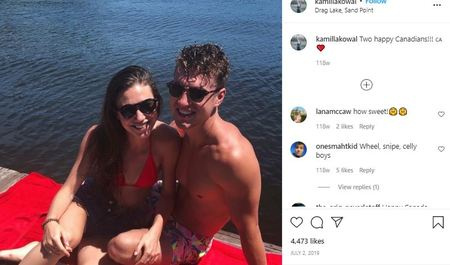   Kmailla Kowal ha una relazione con il suo ragazzo, Luke McCaw