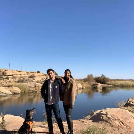 Jack Falahee und seine Ex-Freundin Ellie Satter in Arizona