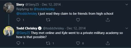 Alexus y Kyle se conocieron en línea