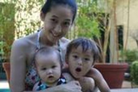 kentaro seagal's Wife Yin Tze With His Children