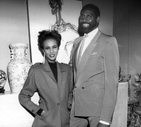 Zuleja's parents, Supermodel Iman with ex NBA star, Spencer Haywood.