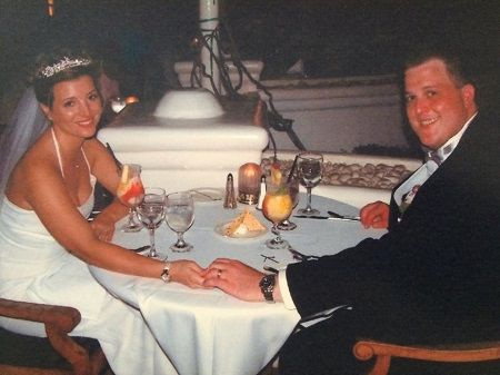Casamento de Billy Gardell com Patty.