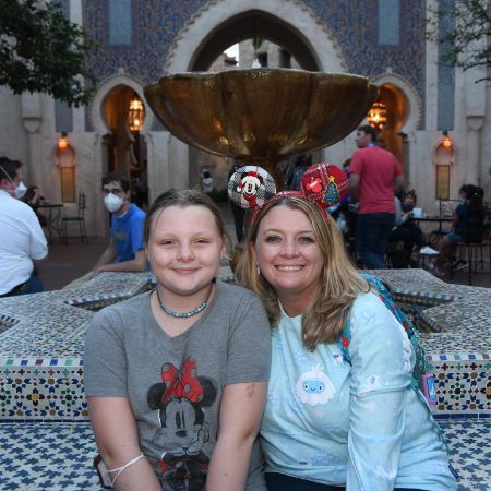   Heather Lueth e sua figlia