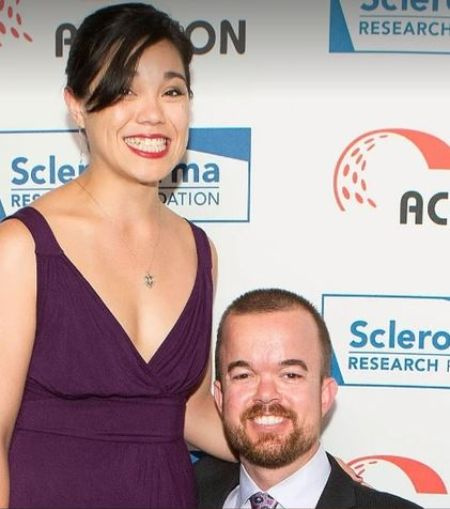 Stand-up-Comedian aus Orange California Brad Williams mit seiner Frau und Kampfkünstlerin Jasmine Williams
