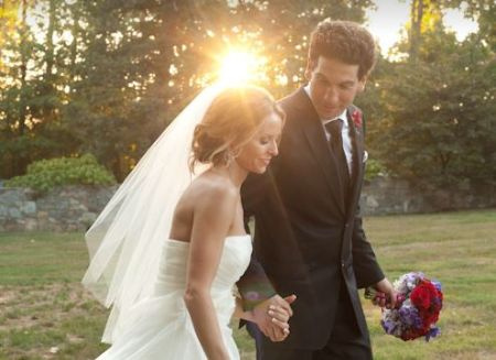 El actor de The Walking Dead Jon Bernthal con su esposa anestesióloga Erin Angle.