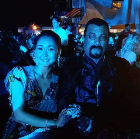   Kunzang Seagal's Parent's Steven Seagal & Erdenetuya Seagal
