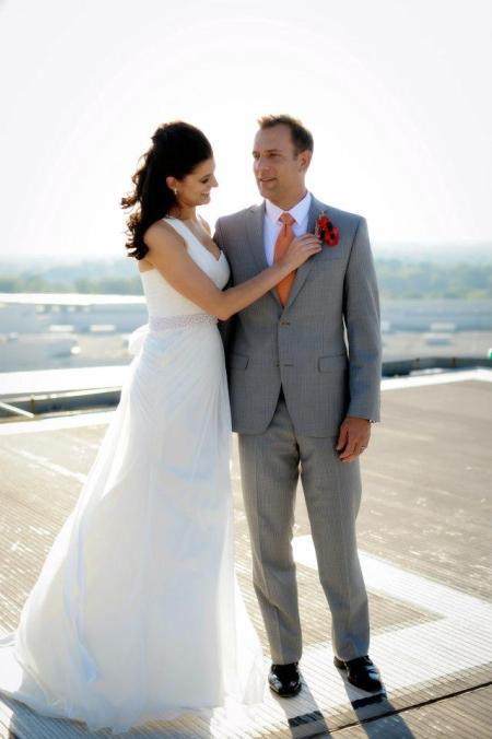   Allison Chinchar nel suo matrimonio