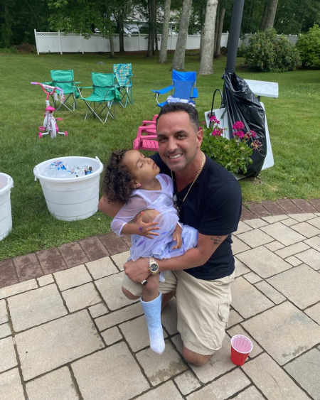 Dino Guilmette y su hija