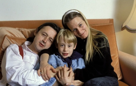   cristiano culkin's parents, Kit Culkin and Patricia with Macaulay Culkin