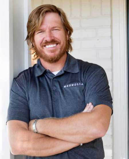 A estrela da realidade americana Chip Gaines