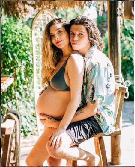 Austin Porter y su novia embarazada Ansley Mitchell