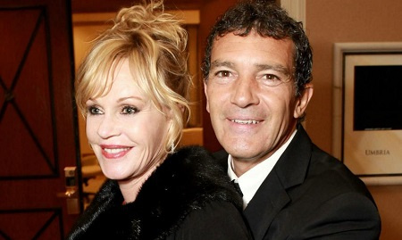 Antonio Banderas casou-se pela segunda vez com Melanie Griffith.