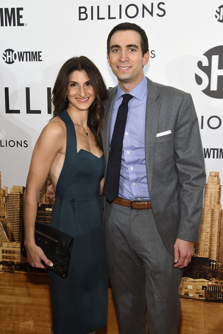   Pilar Queen con suo marito Andrew Sorkin alla Billions Premiere