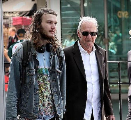Chance Hogan com seu pai e ator de Crocodile Dundee Paul Hogan