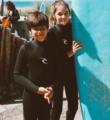 Gaby's two kids.