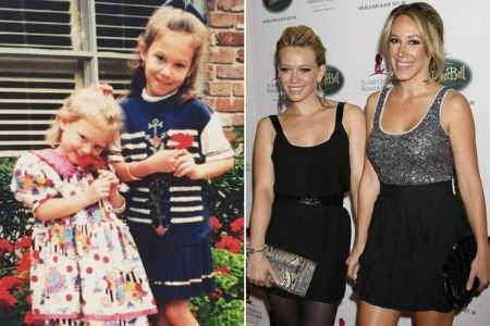 Haylie Duff compartió un recuerdo junto con su hermana Hilary