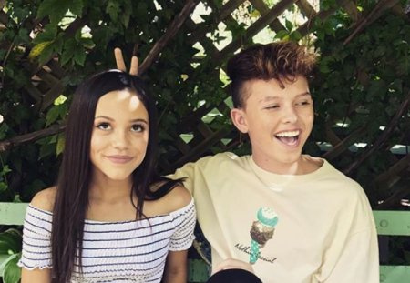 Jenna y el rumoreado novio Jacob Sartorius.