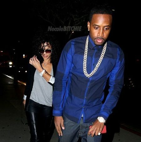 Candice avec son ex-bae Safaree.