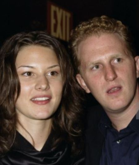 A escritora de The Walking Dead, Nichole Beattie, com seu ex-marido e ator de True Romance, Michael Rapaport.