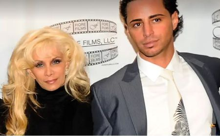 La estrella de telerrealidad y autora de libros Victoria Gotti con su hijo mayor, Carmine Gotti Agnello.