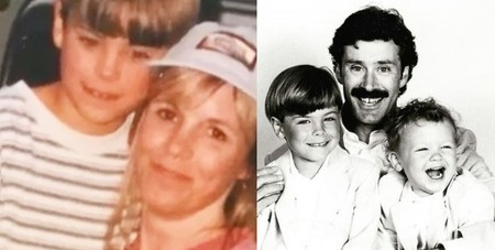 Zac Efron's mother and father with their sons.
