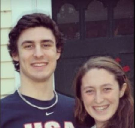 Katie Kreider con suo fratello Chris Kreider.