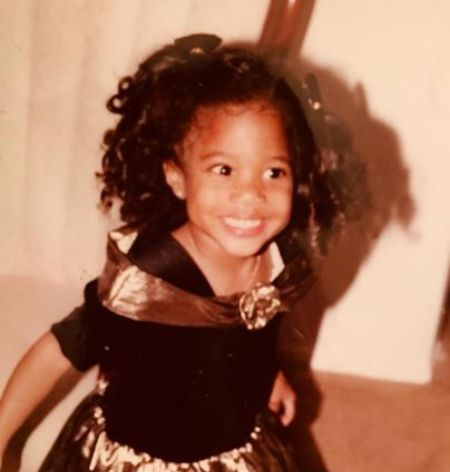 Justin Beiber's Baby song-writer, The Dream's wife, Lalonne Martinez as a child.