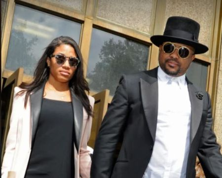 Touche mon corps's writer, The Dreamer with his spouse, Lalonne Martinez.