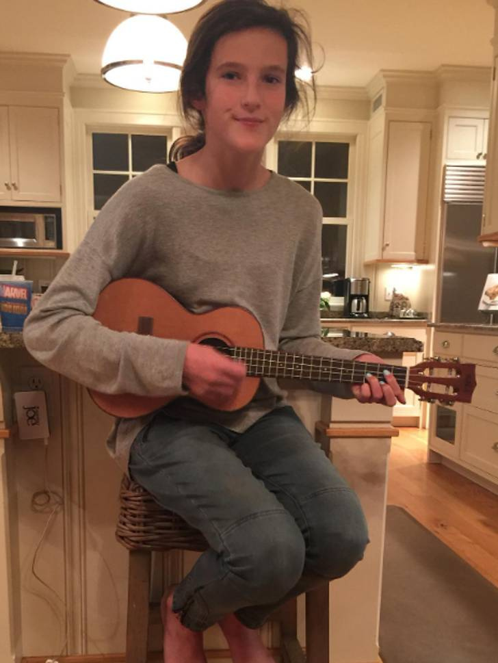   katherine ha una forte passione per la musica.