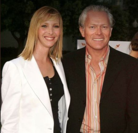   La actriz de Friends Lisa Kudrow con su marido de toda la vida, Michel Stern.