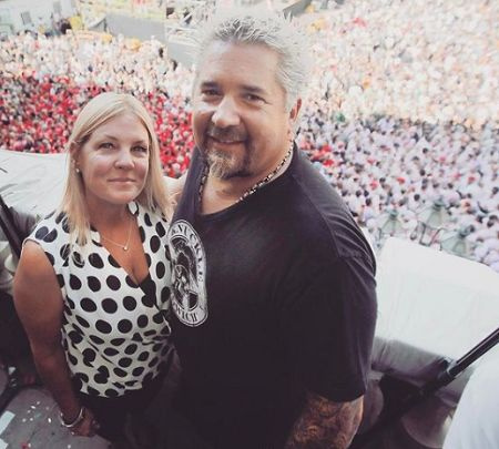 Lori Fieri com seu marido Guy.