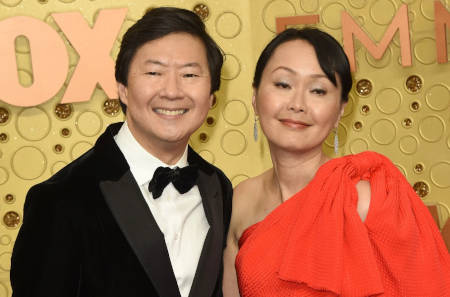 Tran Jeong y su esposo Ken Jeong